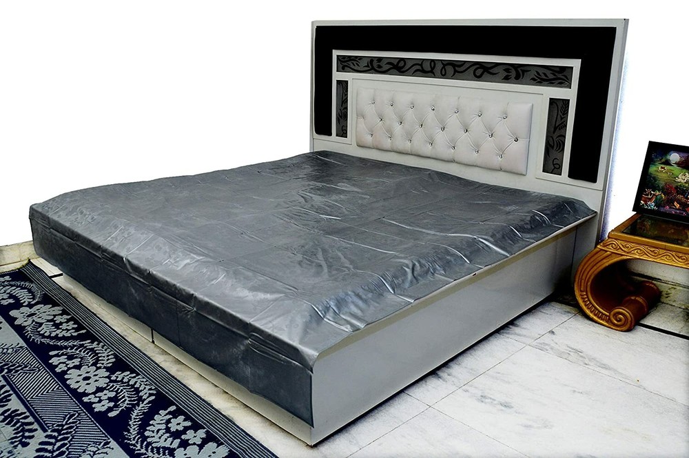 Plastic Double Bed Waterproof King Size Protector Sheet 7.5 x 6.5 feet US
