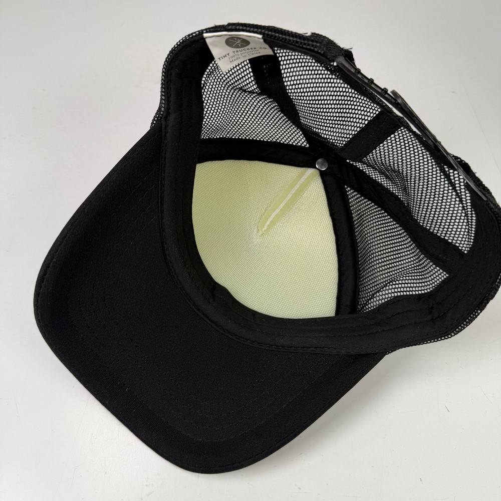 Be Kind TINY TRUCKER CO. Boys Hat Black White Rainbow Mesh Snapback Adjustable