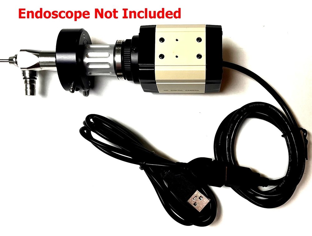 Rigid Endoscope HD 4K 8MP USB Video Camera Head+Coupler+Light Source+PC; Olympus