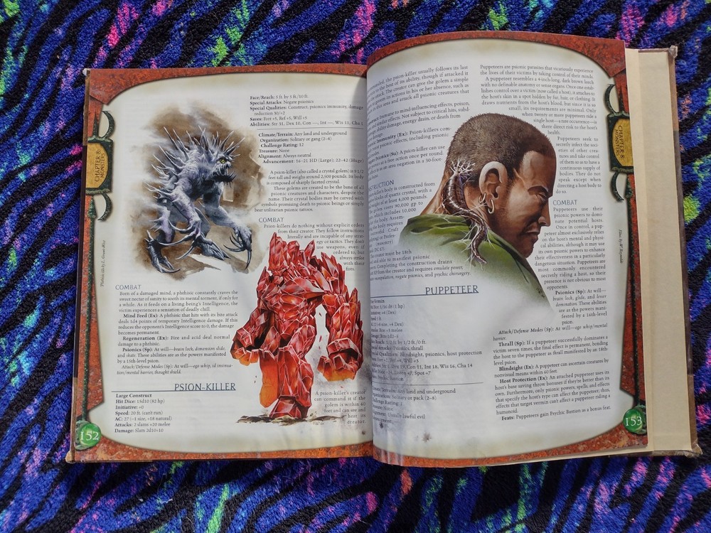 Psionics Handbook - Dungeons & Dragons 3rd Edition - D&D WOTC