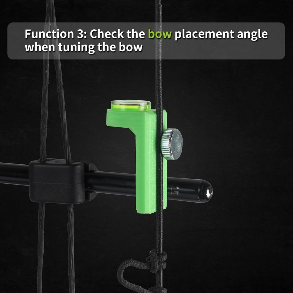 SPG Bow Level Tuning Kit - Compound Tools with Arrow Rest Green