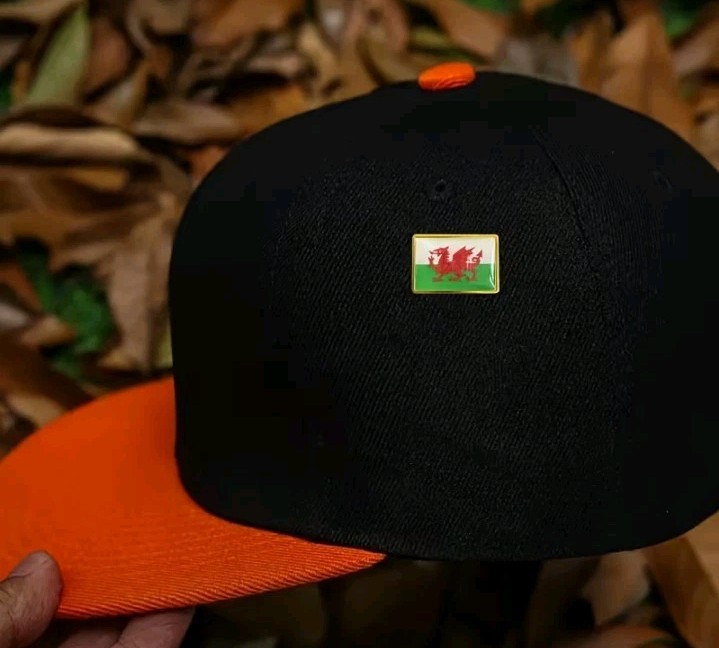 Rectangle Shape, Wales Themed, Pin Badge