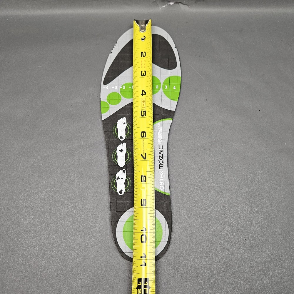 Aetrex Mozaic Customizable Insoles Orthotic Insert Foam Comfort Size BB 11"