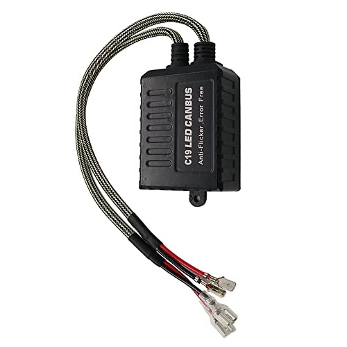 C19 LED Head Light Decoders, Warning Flicker Canceller For Car Headlights,