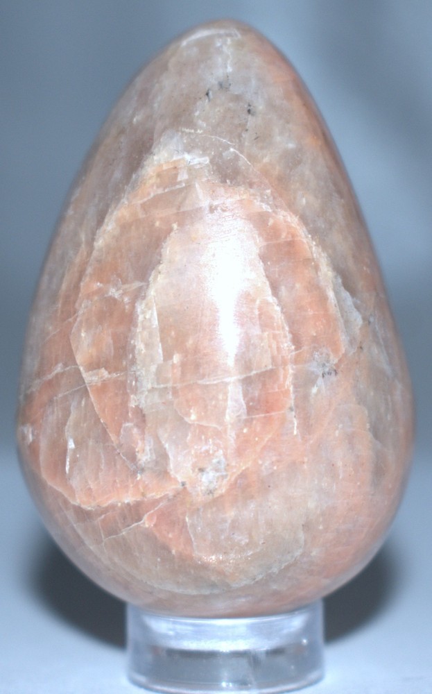 Beautiful Peach Moonstone Egg 1.9"/60 Grams