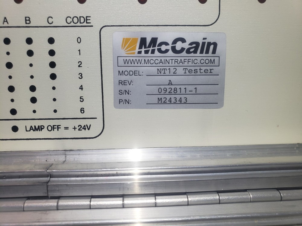 McCain NT12 Tester Advanced NEMA Controller M24343