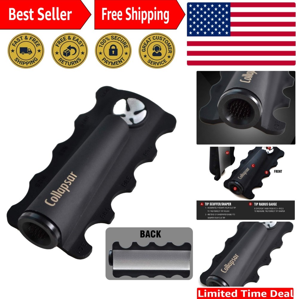 Professional 5-in-1 Cue Tip Maintenance Tool for Optimal Game Performance