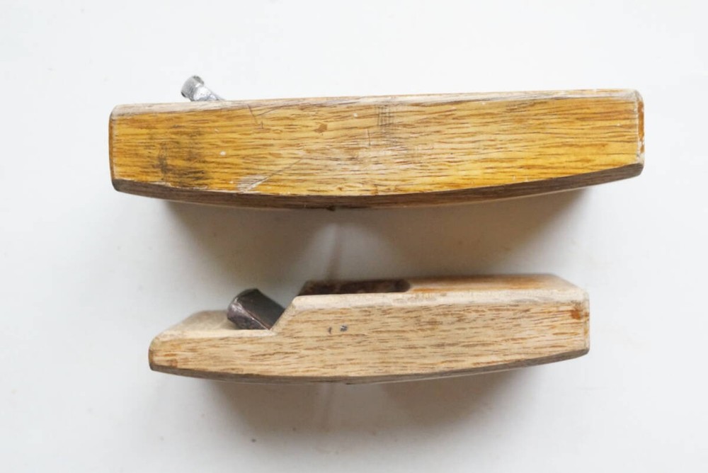 UnknownBrand Kanna Plane 2pc Set Woodworking Tool Vintage Chisel Planes