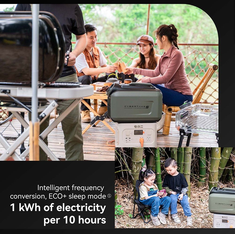 CYBERTAKE S1 Pro Portable Air Conditioner with Panasonic Compressor for Camping