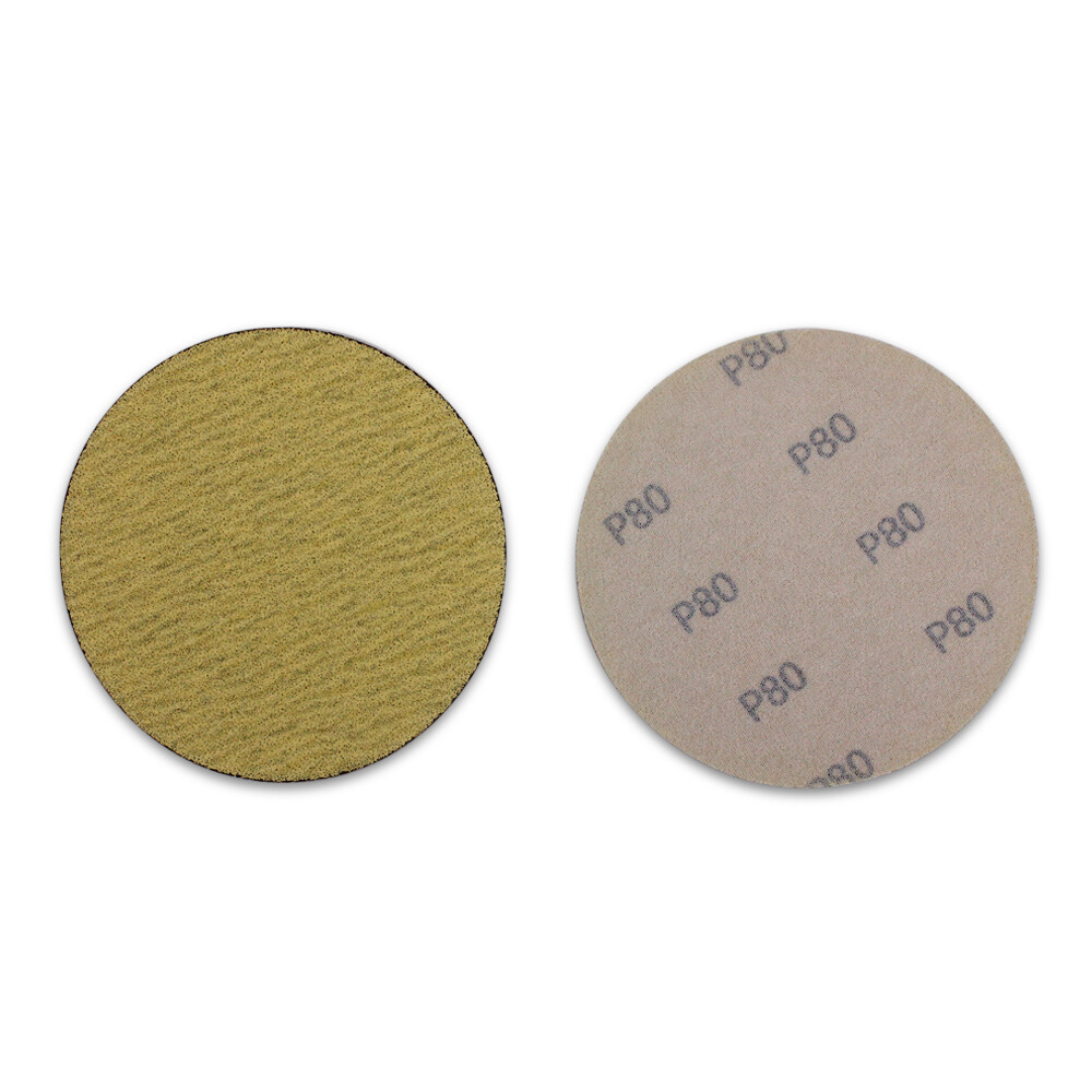 100 Pack - 5" Inch 150 Grit No Hole Hook & Loop Sanding Discs Orbital DA Disks