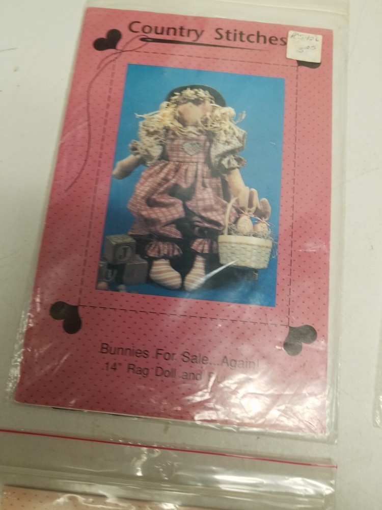 Lot of 6 Doll Patterns