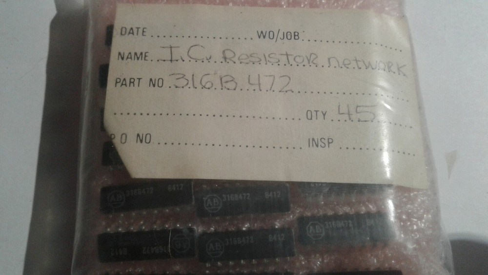 (5 pcs ) 316B472, AB, RES NETWORK