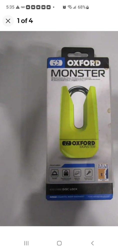 OxFord OF36M Monster Disc Lock