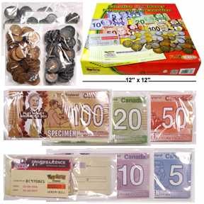 Canada Play Money -Deluxe Set
