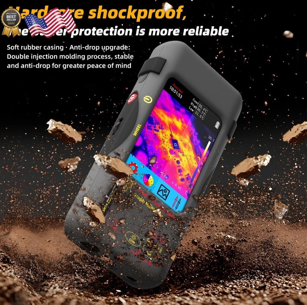BSIDE Thermal Imaging Camera Multimeter 320×320 Resolution with 20000 Words