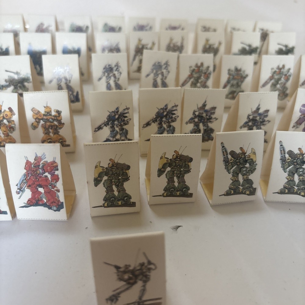 Vintage Battletech Combat Cardboard Character Standees