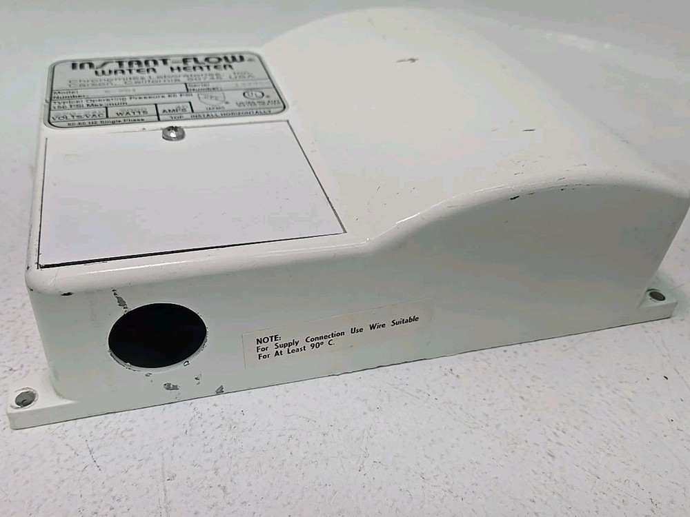 Chronomite S-90I-220-240V Instant-Flow Tankless Water Heater 40 Amps 9000 Watts