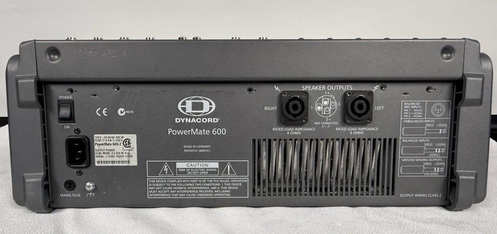 Dynacord Powermate 600-2