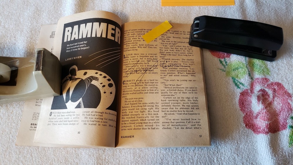 GALAXY MAGAZINE - NOVEMBER, 1971 *SIGNED* -RH-