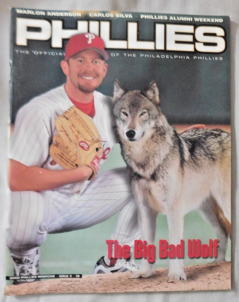 Randy Wolf 2002 Philadelphia Phillies Magazine Program Issue #11