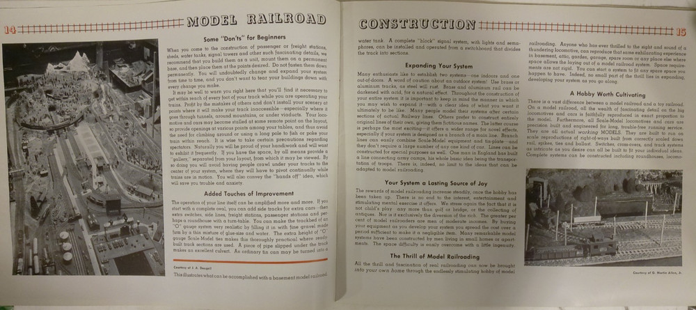 RARE 1937? Scale-Craft Trains Catalog