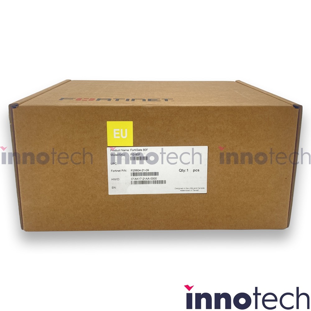 Fortinet FortiGate 80F Network Security Firewall FG-80F New Sealed