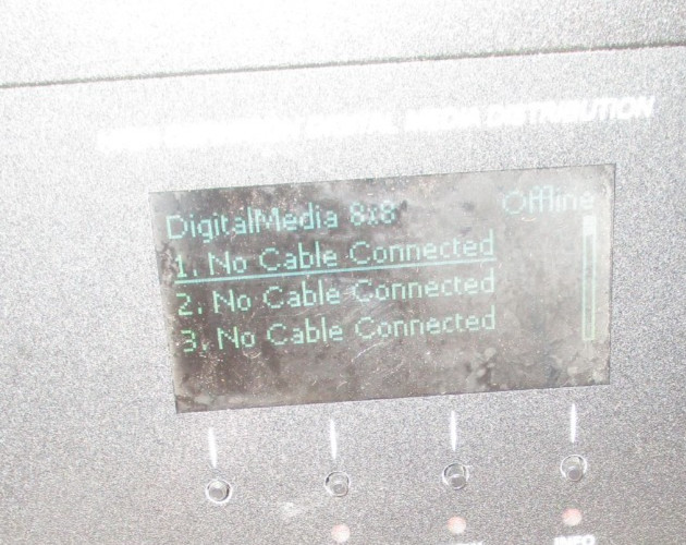 CRESTRON DM-MD8X8 DIGITAL MEDIA MATRIX SWITCHER