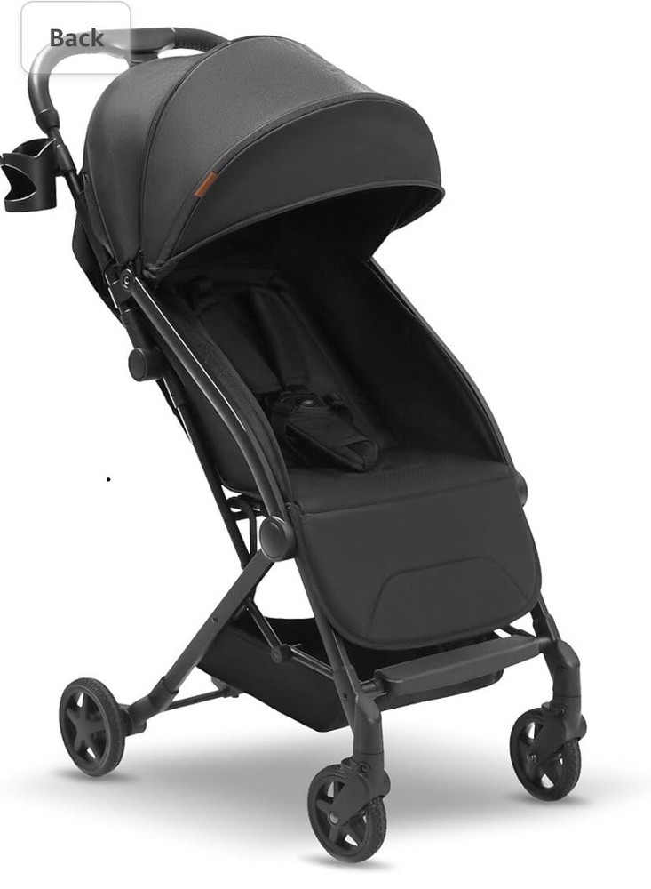 Mompush Lithe Compact and Lightweight One-Hand Foldable Travel Stroller &...