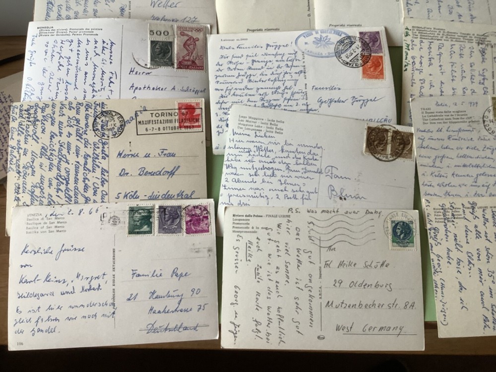 Italy collection postal postcards 20 items Ref A2039