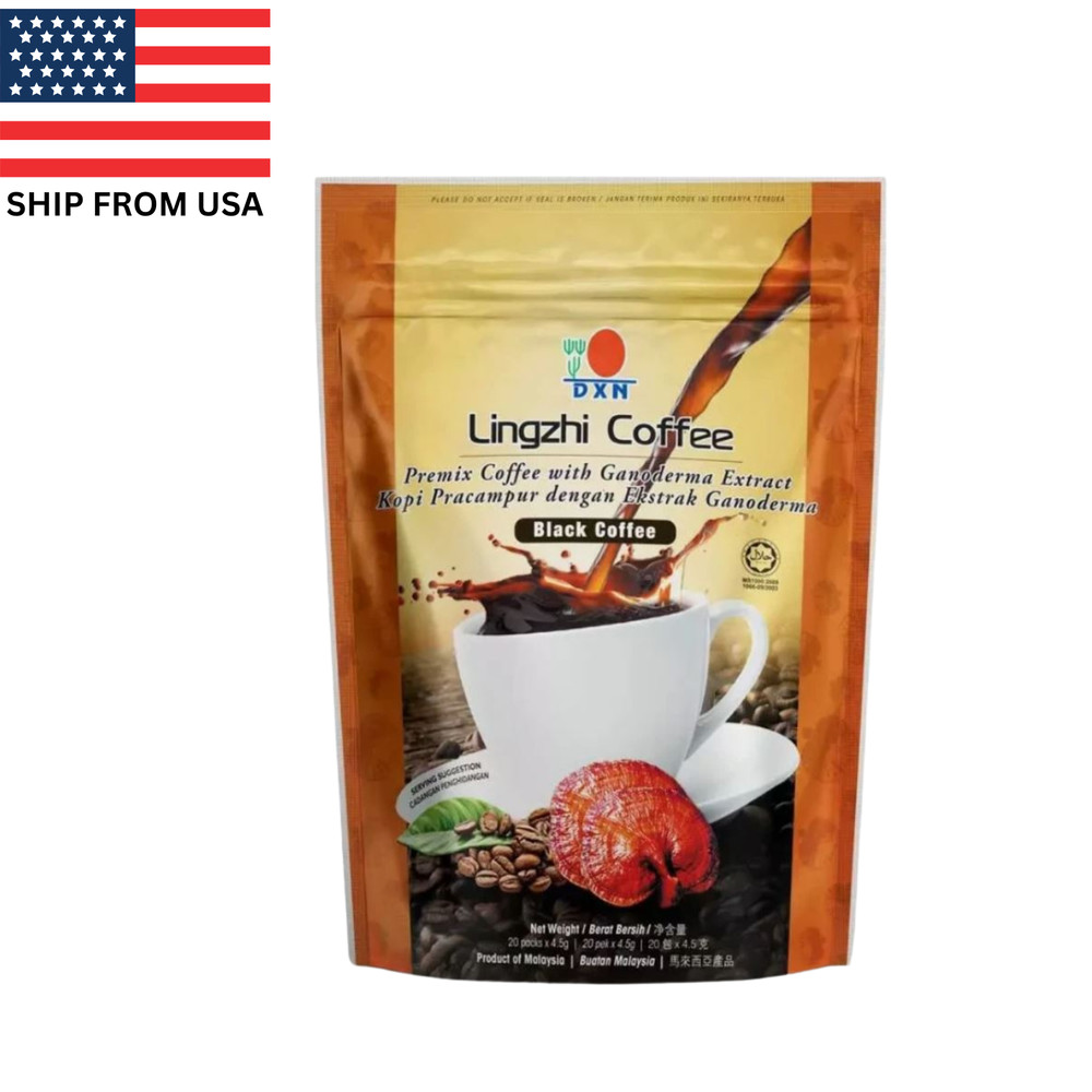 DXN Lingzhi Black Coffee with Ganoderma NO SUGAR SHIP FROM US