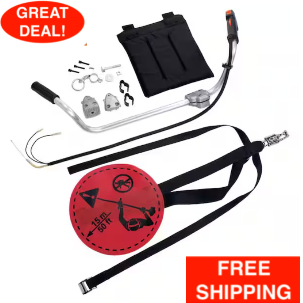 Offset U-Handle & Shoulder Strap Harness Brushcutter Accessory Conversion Kit