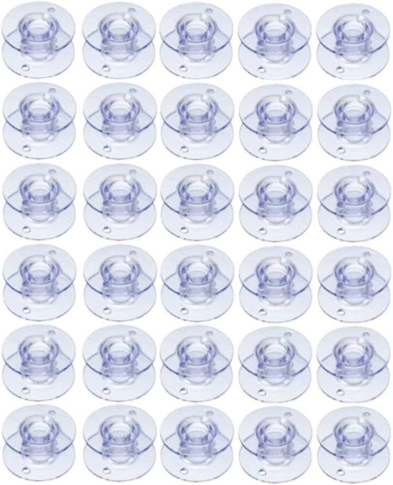 30Pack Plastic Sewing Machine Bobbins for Brother
