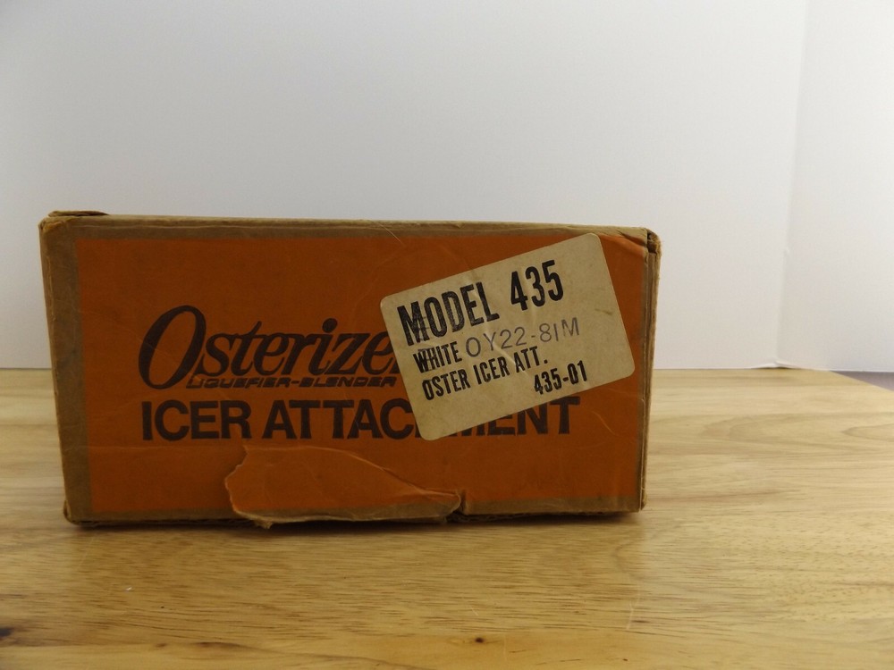 Osterizer Icer Attachment Ice Crusher Model 435 NIB 435-01