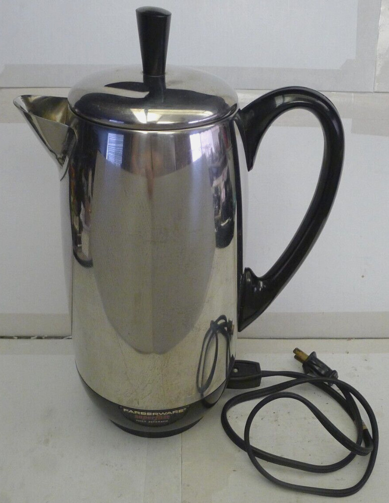 Faberware Superfast Fully Automatic 12Cup Coffee Percolator Model 142B -COMPLETE