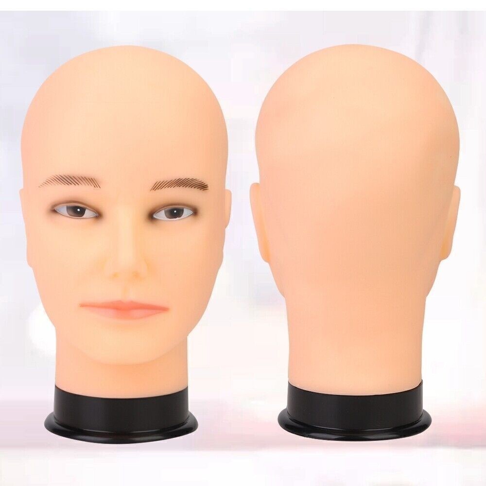 Professional Male Mannequin Head Hat Display Wig Training Practice Model Head