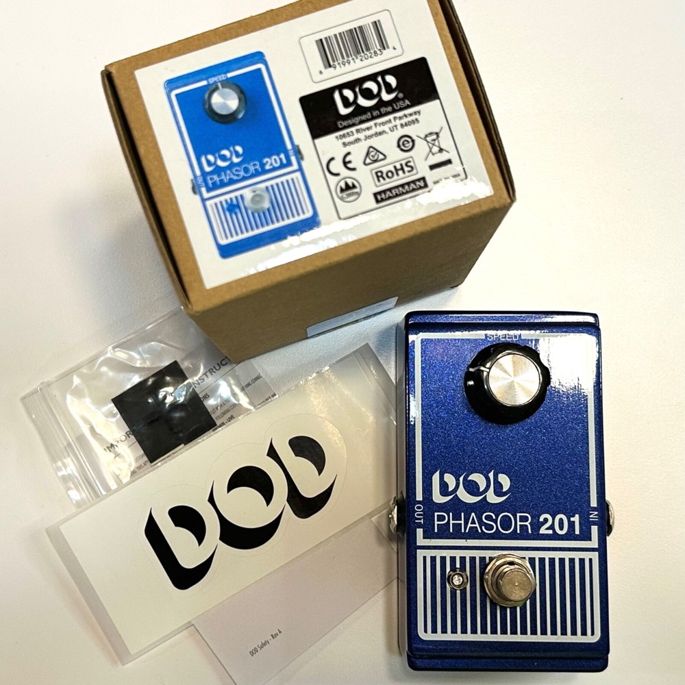 DOD (DigiTech) Phasor 201 Guitar Pedal (2013 reissue) **INCLUDES BOX + MORE**