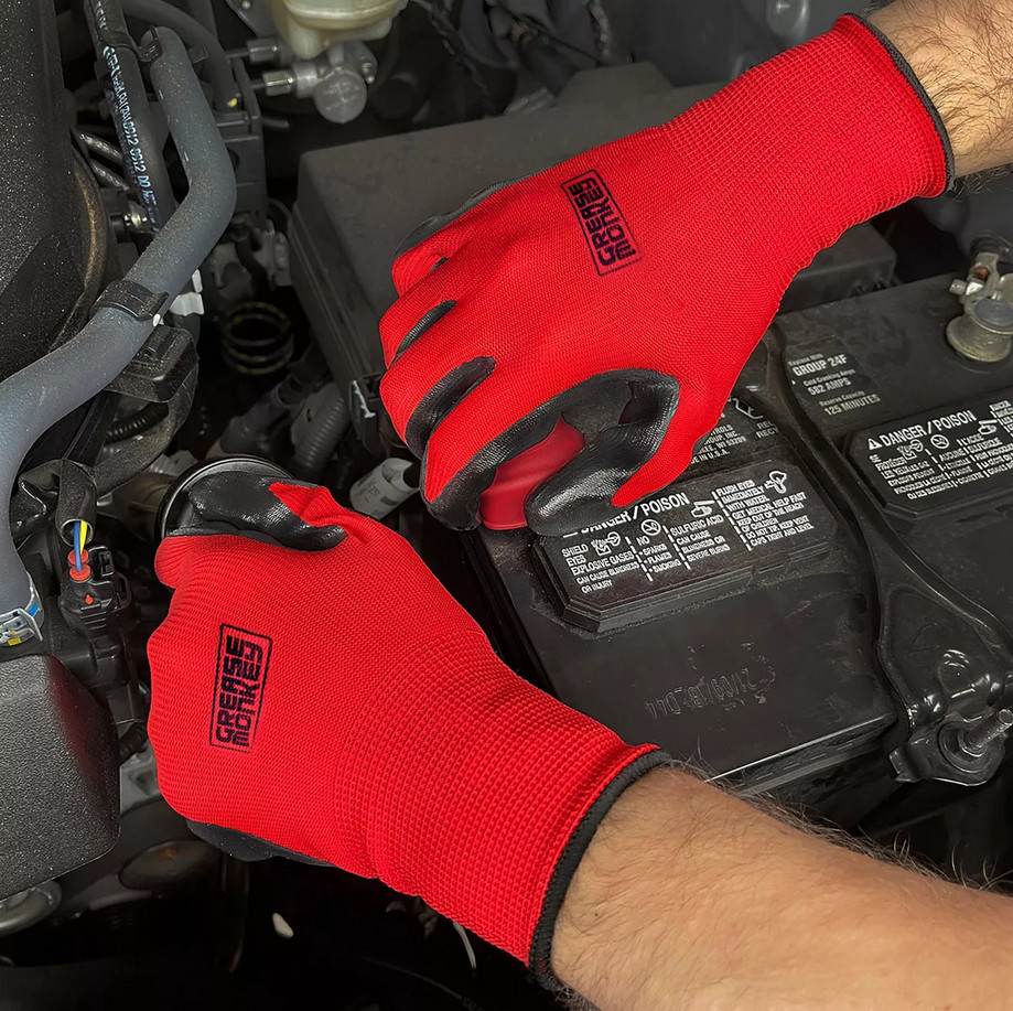 Grease Monkey Nitrile-Coated Work Gloves (15 pk.) Medium