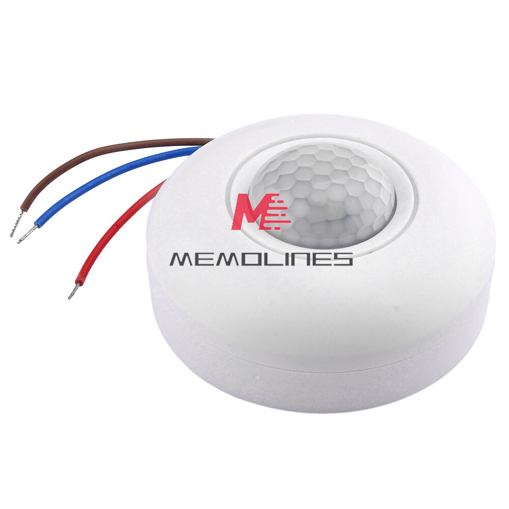 AC85-265V Infrared PIR Motion Induction Sensor Switch For LED Ceiling Light