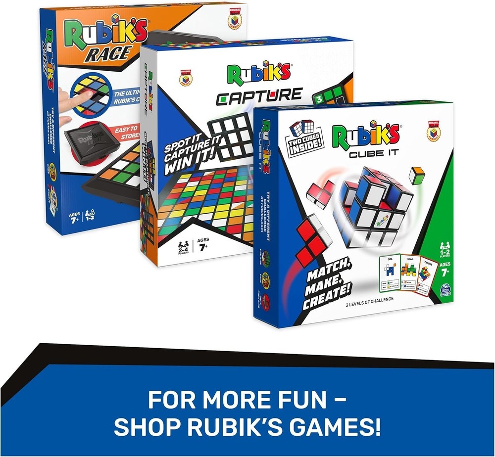 Rubik’S Cube, 3X3 Magnetic Speed Cube, Super Fast Problem-Solving Challenging Pu
