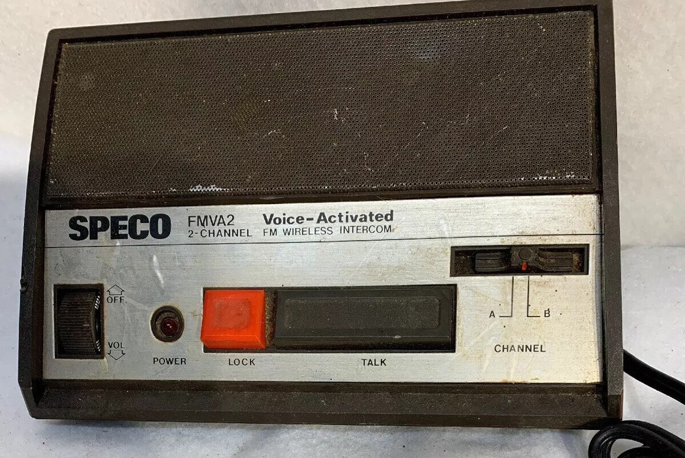 SPECO FMVA2 Voice Activated FM Wireless Intercom