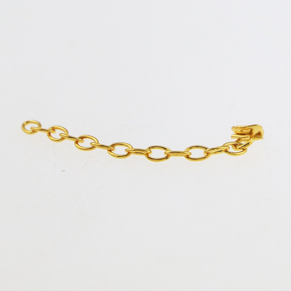 10 Pcs Dental Orthodontic Traction Chain Gold Plated Lingual Button Rectangular