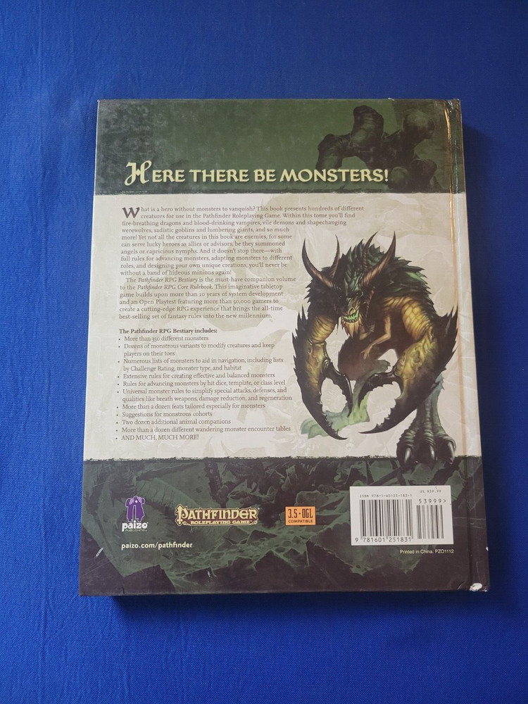 Bestiary (HC) - Pathfinder