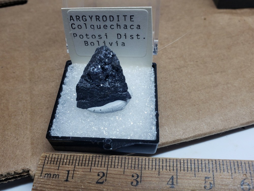 Beautiful Argyrodite thumbnail specimen