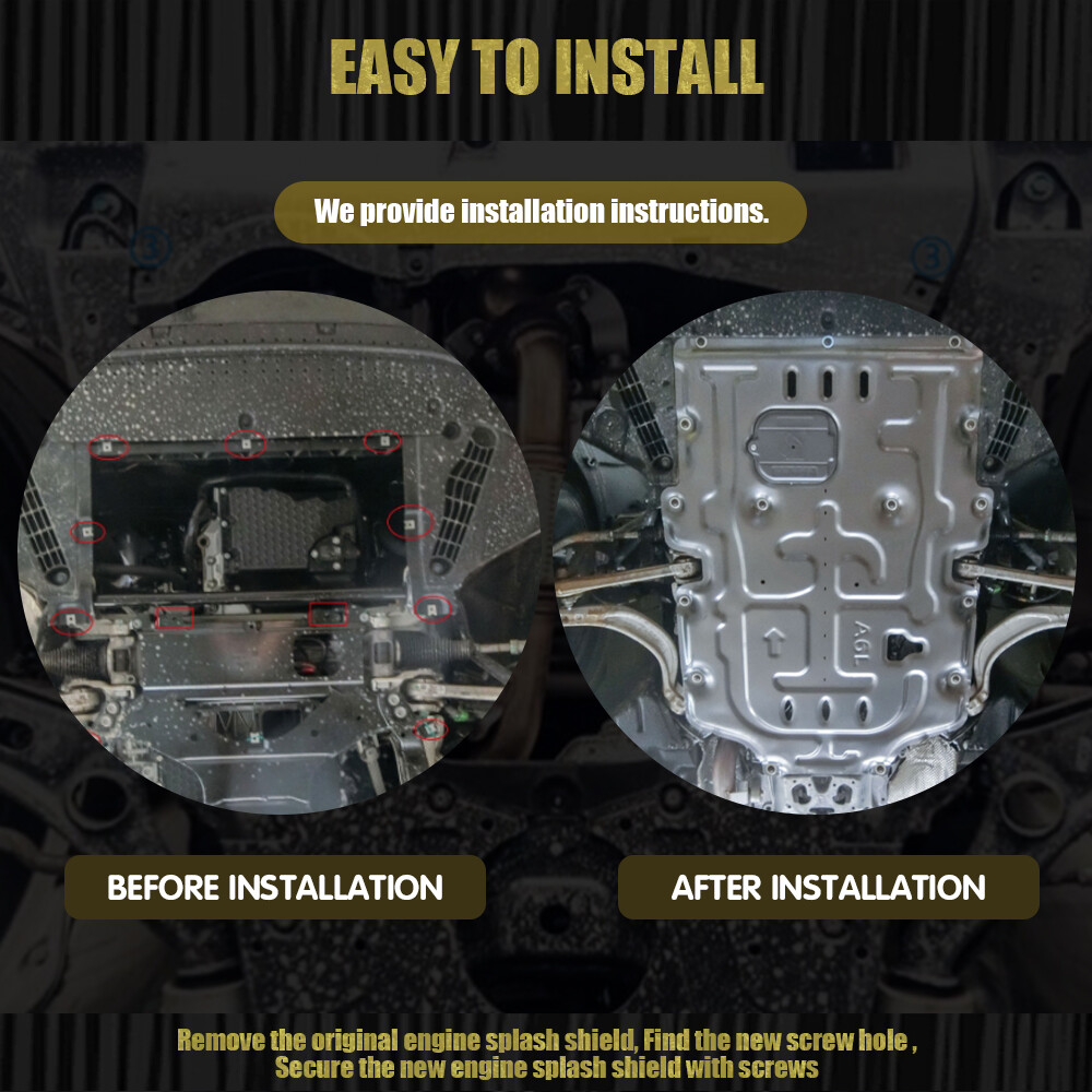 Front Engine Motor Splash Guard For Audi A6 2019-2024 Engine Shield Board