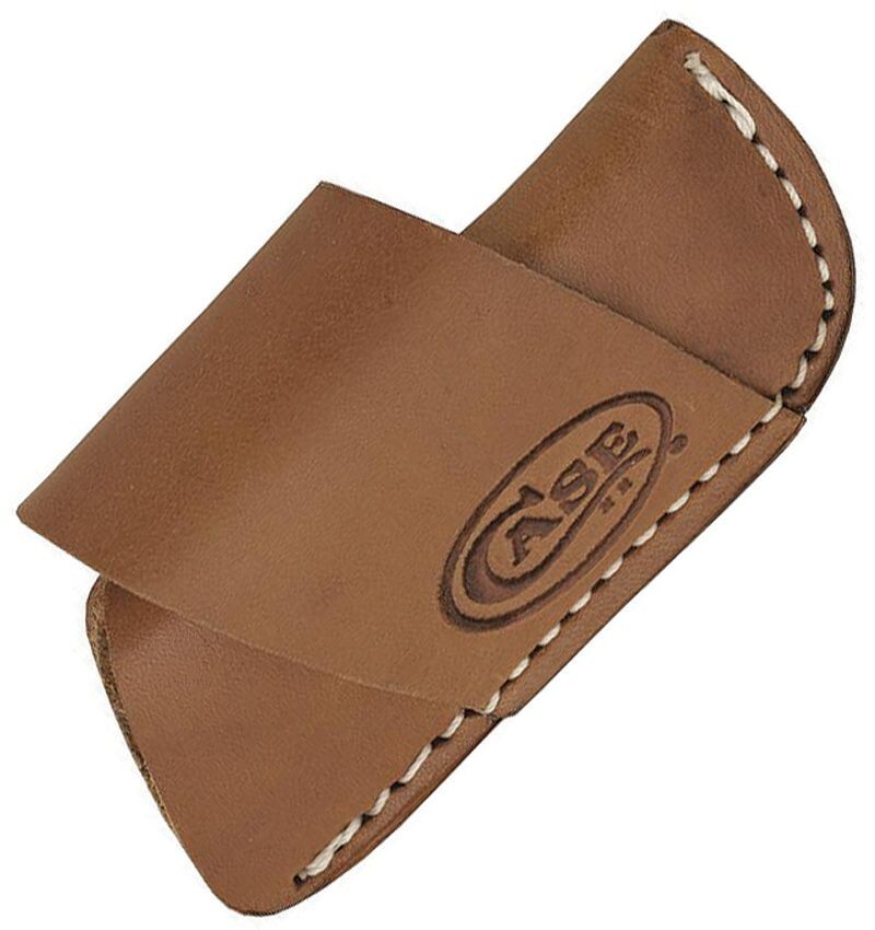 Case Cutlery Medium Side Draw Belt Sheath 3" Brown Leather 50148