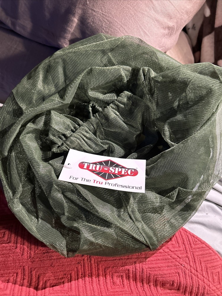 Tru-Spec Mosquito Net Hat NEW Hunting Woods Solid Green