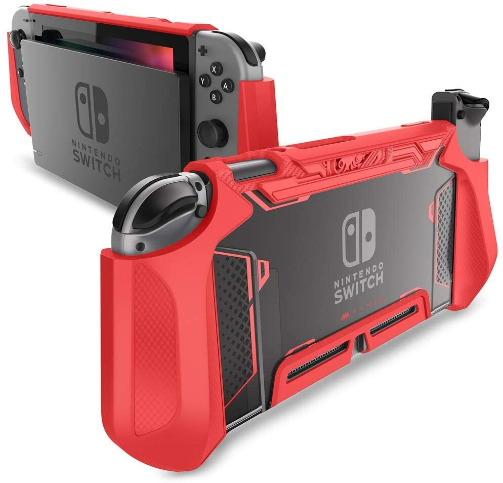 Mumba For Nintendo Switch Console Joy-Con Controller TPU Grip Case Rugged Cover