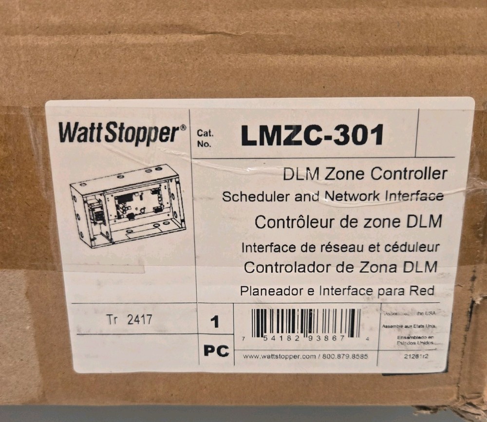 WATTSTOPPER ( LMZC-301 ) DLM Zone Controller Scheduler And Network Interface
