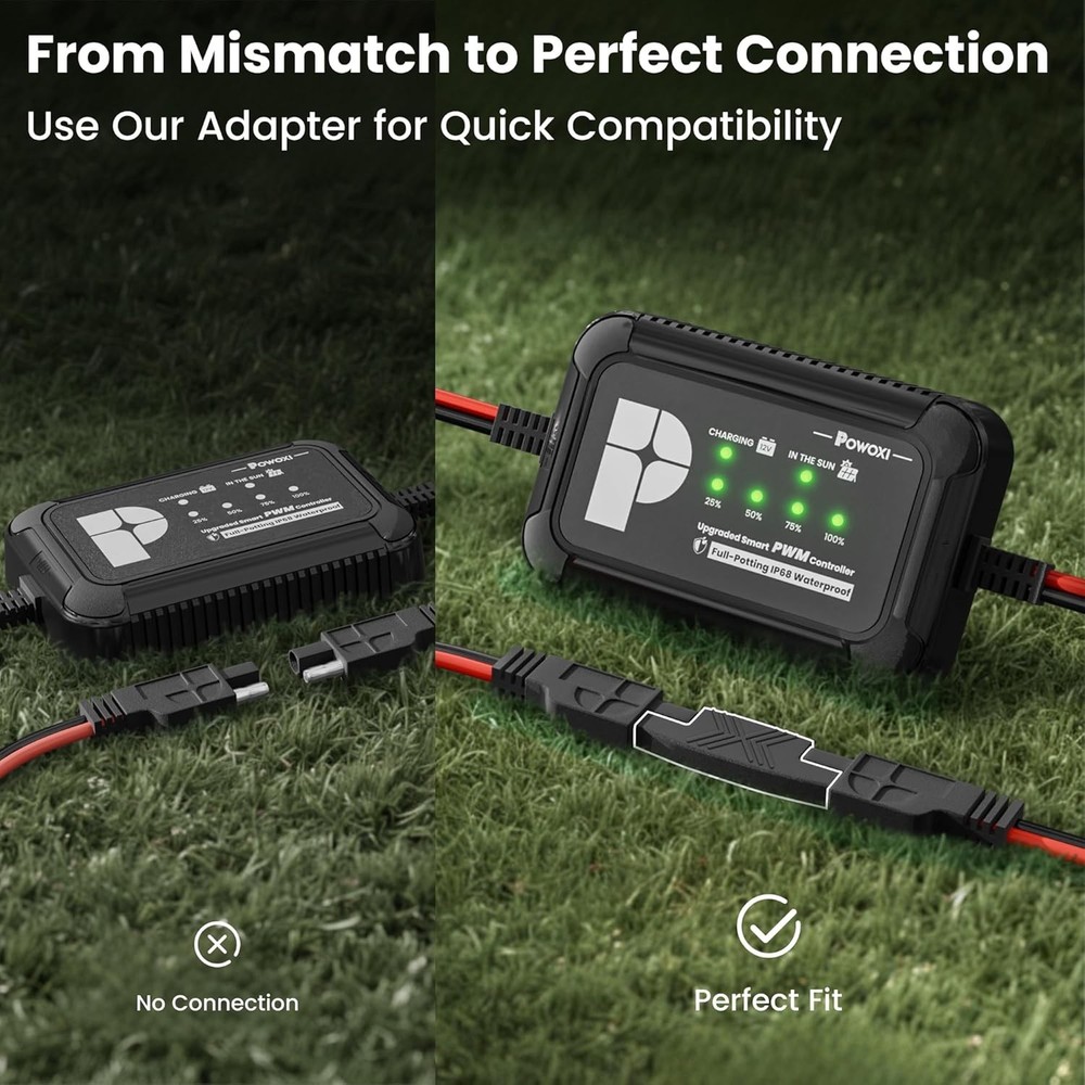 Compact Solar Charge Controller (10A) with Overcharge Protection and LED Status