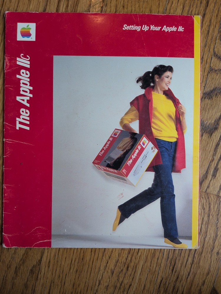 Apple IIc Owners Manual 1984 Spiral Bound, Software, System Utilities Guide Lot
